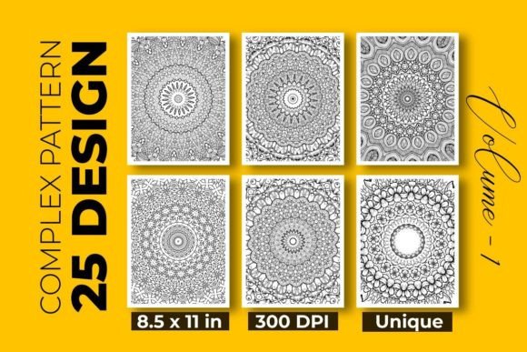 Download Pattern Coloring Pages for Adults V -01 - Premium Resources