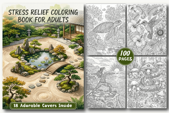 Download Stress Relief Coloring Pages for Adults - Stress Collection