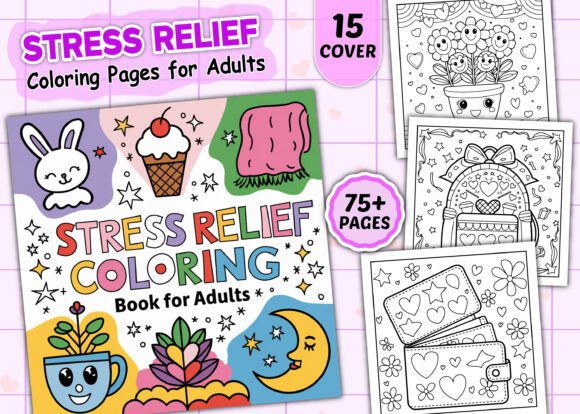 Download Stress Relief Coloring Pages for Adults - Stress Collection