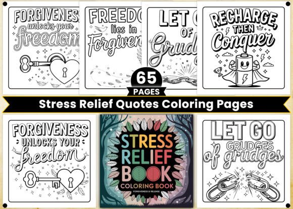 Download Stress Relief Quotes Coloring Pages - Stress Collection